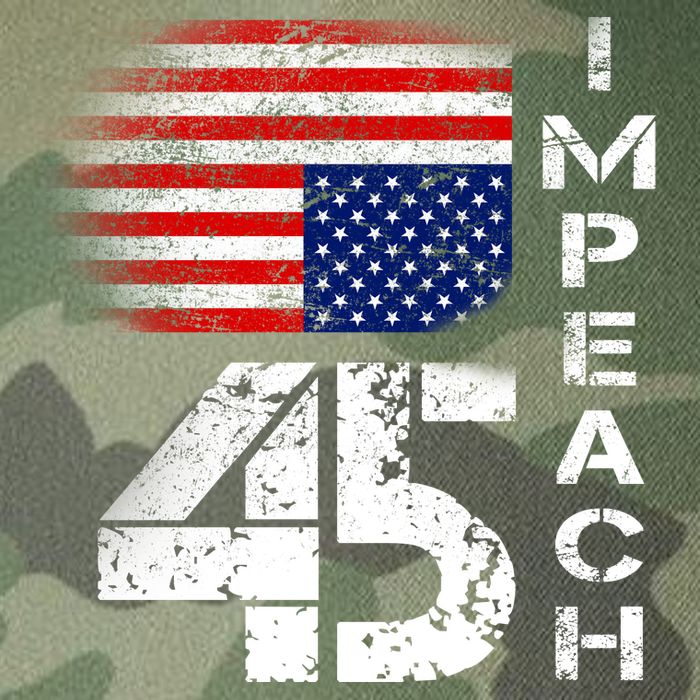 Impeach 45 Upside down Flag  Legacy Tie Dye Trucker Hat
