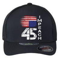 Impeach 45 Upside down Flag  Flexfit Unipanel Trucker Cap