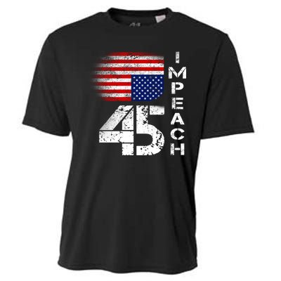 Impeach 45 Upside down Flag  Cooling Performance Crew T-Shirt