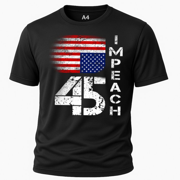 Impeach 45 Upside down Flag  Performance Shirt