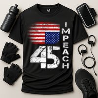 Impeach 45 Upside down Flag  Performance Shirt