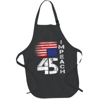 Impeach 45 Upside down Flag  Apron