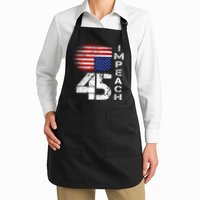 Impeach 45 Upside down Flag  Apron