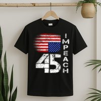 Impeach 45 Upside down Flag  T-Shirt