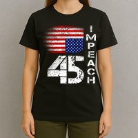 Impeach 45 Upside down Flag  T-Shirt