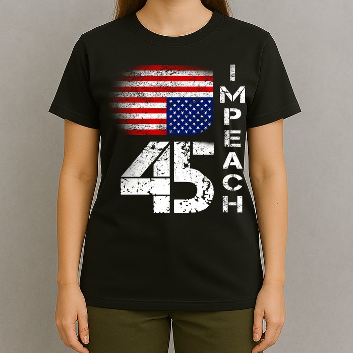 Impeach 45 Upside down Flag  T-Shirt