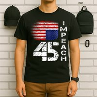 Impeach 45 Upside down Flag  T-Shirt
