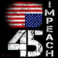 Impeach 45 Upside down Flag  Tall T-Shirt