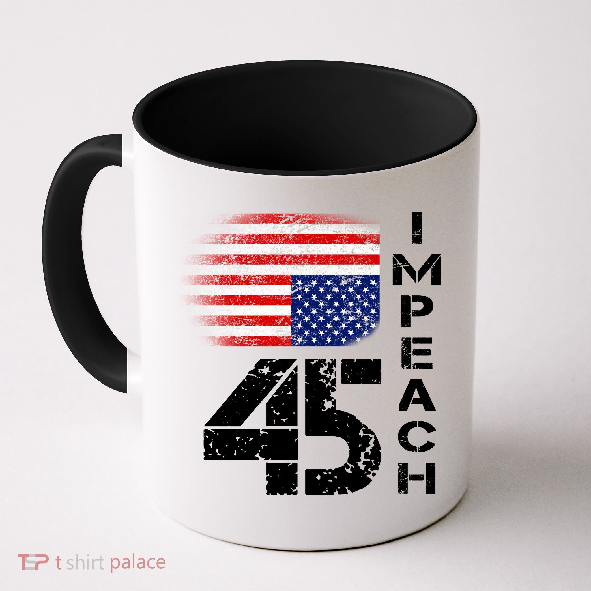 Impeach 45 Upside down Flag  Coffee Mug