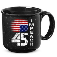 Impeach 45 Upside down Flag  15oz Campfire Ceramic Mug