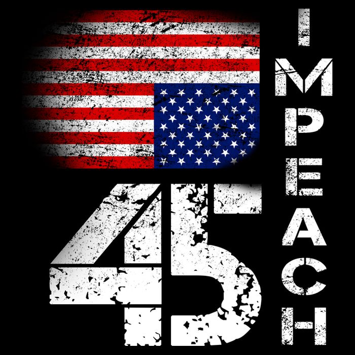 Impeach 45 Upside down Flag  16 in Basic Backpack