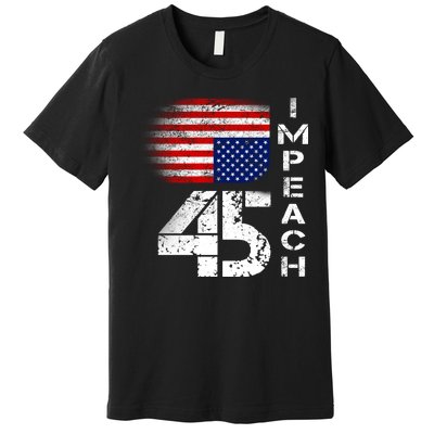 Impeach 45 Upside down Flag  Premium T-Shirt