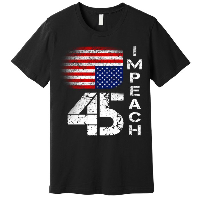 Impeach 45 Upside down Flag  Premium T-Shirt