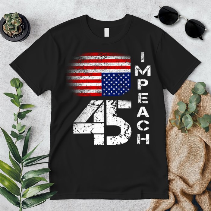 Impeach 45 Upside down Flag  Premium T-Shirt