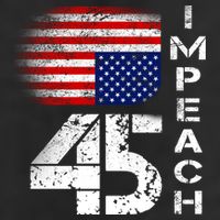 Impeach 45 Upside down Flag  25L Jumbo Tote