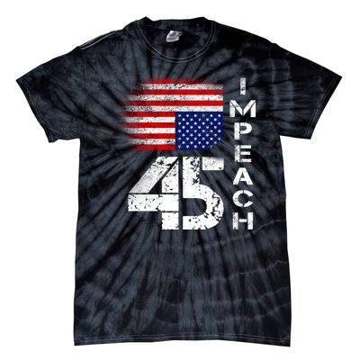 Impeach 45 Upside down Flag  Tie-Dye T-Shirt