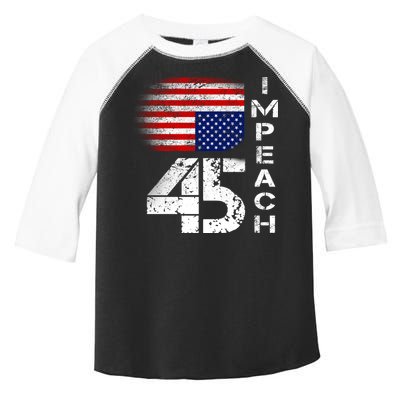 Impeach 45 Upside down Flag  Toddler Fine Jersey T-Shirt