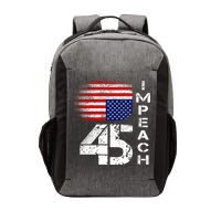 Impeach 45 Upside down Flag  Vector Backpack