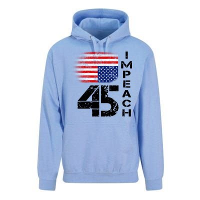 Impeach 45 Upside down Flag  Unisex Surf Hoodie