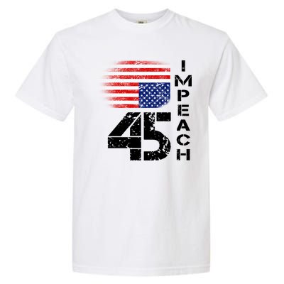 Impeach 45 Upside down Flag  Garment-Dyed Heavyweight T-Shirt