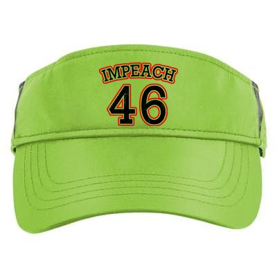 Impeach 46 Joe Biden Republican Conservative Anti-Biden  Adult Drive Performance Visor