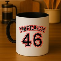 Impeach 46 Joe Biden Republican Conservative Anti-Biden  Mug