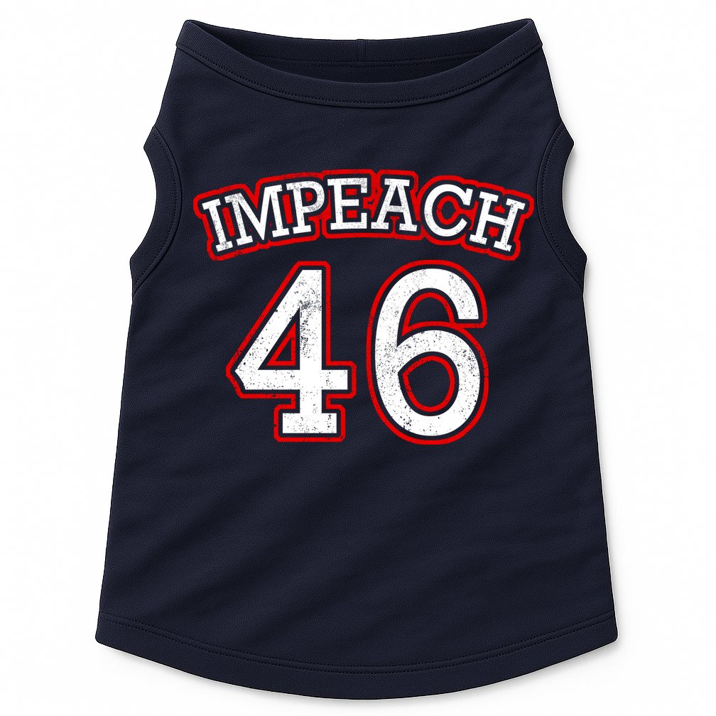 Impeach 46 Joe Biden Republican Conservative Anti-Biden  Doggie Tank