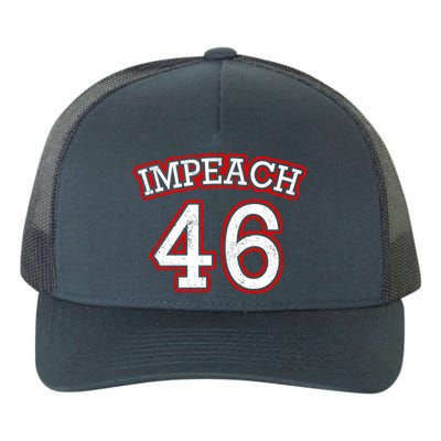 Impeach 46 Joe Biden Republican Conservative Anti-Biden  Yupoong Adult 5-Panel Trucker Hat