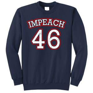 Impeach 46 Joe Biden Republican Conservative Anti-Biden  Sweatshirt