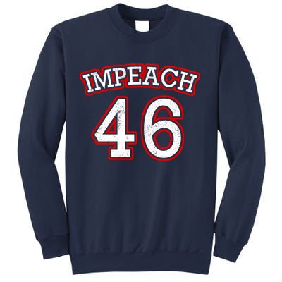 Impeach 46 Joe Biden Republican Conservative Anti-Biden  Sweatshirt