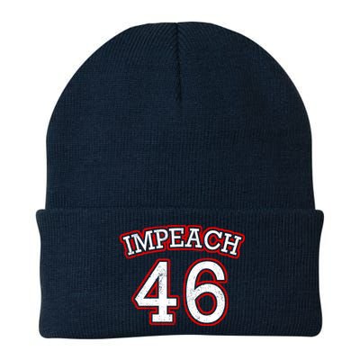 Impeach 46 Joe Biden Republican Conservative Anti-Biden  Beanie