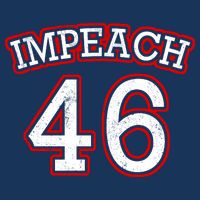 Impeach 46 Joe Biden Republican Conservative Anti-Biden  Flatbill Hat