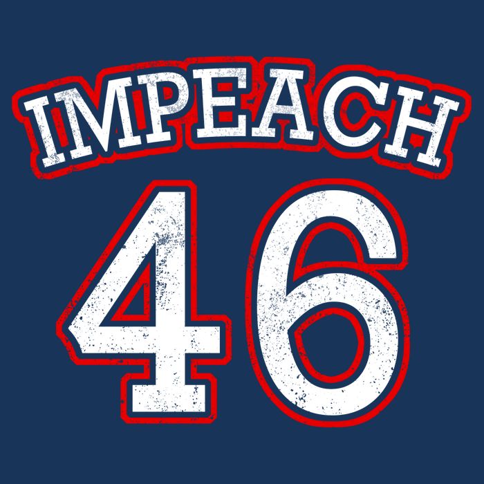 Impeach 46 Joe Biden Republican Conservative Anti-Biden  Flatbill Hat
