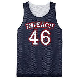 Impeach 46 Joe Biden Republican Conservative Anti-Biden  Mesh Reversible Basketball Jersey Tank