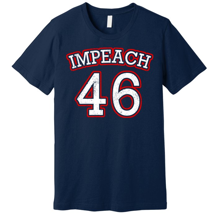 Impeach 46 Joe Biden Republican Conservative Anti-Biden  Premium T-Shirt