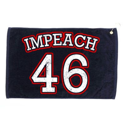 Impeach 46 Joe Biden Republican Conservative Anti-Biden  Grommeted Golf Towel