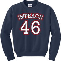 Impeach 46 Joe Biden Republican Conservative Anti-Biden  Kids Sweatshirt