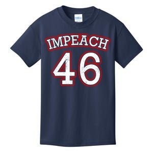 Impeach 46 Joe Biden Republican Conservative Anti-Biden  Kids T-Shirt