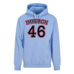 Impeach 46 Joe Biden Republican Conservative Anti-Biden  Unisex Surf Hoodie