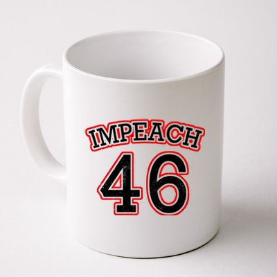 Impeach 46 Joe Biden Republican Conservative Anti-Biden  Coffee Mug