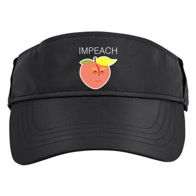 Impeach Donald Anti Trump Peach Emoji Impeachment Adult Drive Performance Visor