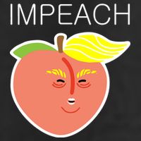 Impeach Donald Anti Trump Peach Emoji Impeachment Adult Drive Performance Visor