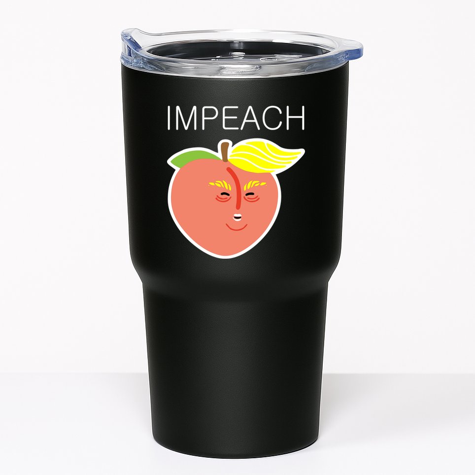 Impeach Donald Anti Trump Peach Emoji Impeachment Tumbler