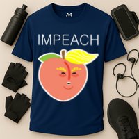 Impeach Donald Anti Trump Peach Emoji Impeachment Cooling Performance Crew T-Shirt