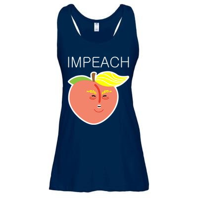Impeach Donald Anti Trump Peach Emoji Impeachment Ladies Essential Flowy Tank