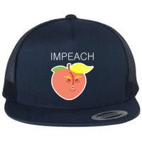Impeach Donald Anti Trump Peach Emoji Impeachment Flatbill Hat