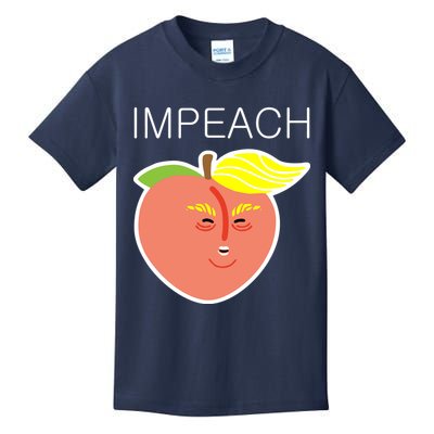 Impeach Donald Anti Trump Peach Emoji Impeachment Kids T-Shirt