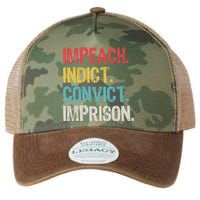 Impeach Indict Convict Imprison  Legacy Tie Dye Trucker Hat