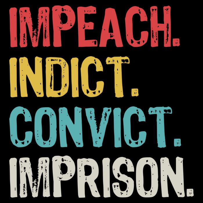 Impeach Indict Convict Imprison  Flexfit Unipanel Trucker Cap