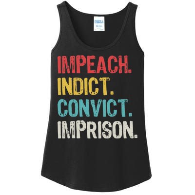 Impeach Indict Convict Imprison  Ladies Essential Tank